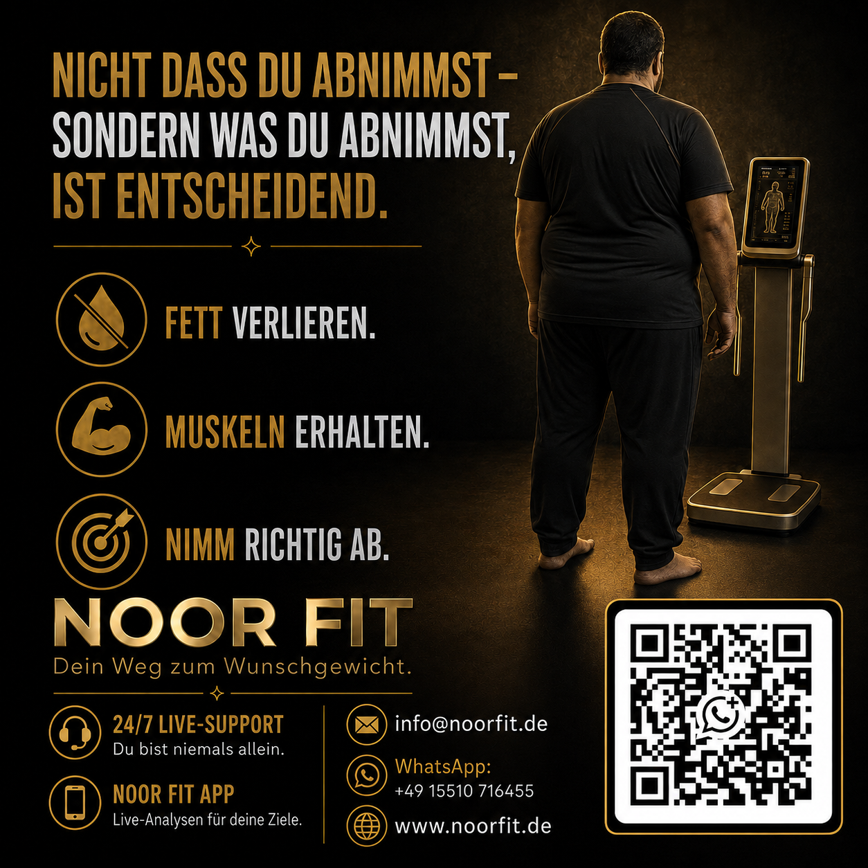 Noor Fit: Fett verlieren, Muskeln erhalten und mit Live-Analysen richtig abnehmen